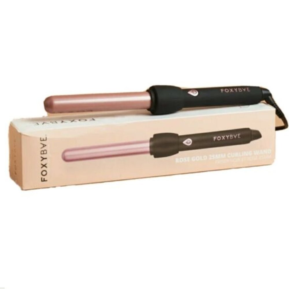 NIB FoxyBae Rose Gold 25 MM Curling Wand